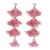  crystal flowers earrings  occidental style wind handmade Cloth long style tassel lady Earring