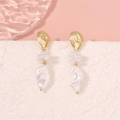  Pearl temperament all-Purpose earrings ear stud Earring Alloy woman