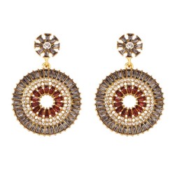occidental style ethnic style glass Rhinestone watch-face hollow exaggerating ..