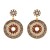 occidental style ethnic style glass Rhinestone watch-face hollow exaggerating temperament lady colorful pendant 