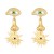  eyes sun temperament all-Purpose earrings ear stud