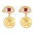  eyes temperament all-Purpose earrings ear stud woman