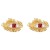  eyes temperament all-Purpose earrings ear stud woman