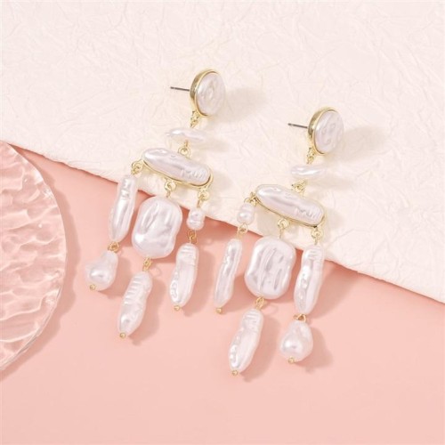  Pearl temperament all-Purpose earrings ear stud Earring Alloy woman