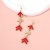  Alloy head long style all-Purpose temperament ear stud earrings Earring woman