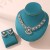  occidental style woman necklace ear stud set wind Metal Alloy ethnic style woman set