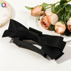  ribbon bow hair clip high temperament watch-face head