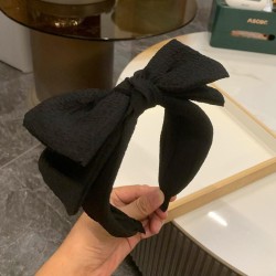 black width hair clip Headband bowins Headband head woman