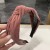 belt Headband width Headband Japan and Korea Autumn and Winter velvet brief all-Purpose high retro woman
