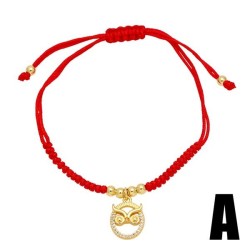 occidental style rope animal bracelet fashion brief samll gilded rope bracelet..