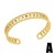 occidental style fashion bamboo bangle samll embed color zircon high opening bangle womanbrm