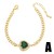  love Peach heart bracelet temperament all-Purpose embed zircon samll bracelet womanbrm