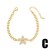 occidental style fashion love bracelet samll embed zircon high Peach heart starfish bracelet womanbrm