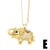 occidental style elephant necklace woman temperament all-Purpose embed zircon gilded clavicle chainnkb