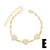  love bracelet woman temperament all-Purpose cross star braceletbrk