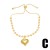  brief love bracelet occidental style fashion bronzek gold beads bracelet womanbrm