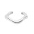  samll surface circle wave bangle  wind temperament Irregular opening woman