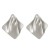  titanium steel geometry earringsins wind occidental style retro surface Irregular earrings medium Earring