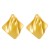  titanium steel geometry earringsins wind occidental style retro surface Irregular earrings medium Earring