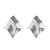  titanium steel geometry earringsins wind occidental style retro surface Irregular earrings medium Earring