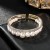 multilayer diamond Pearl bracelet wedding fully-jewelled Pearl bangle woman