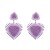earrings Bohemia ethnic style earrings long style multilayer triangle heart-shaped