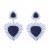 earrings Bohemia ethnic style earrings long style multilayer triangle heart-shaped