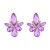 occidental style colorful diamond earrings temperament palace wind diamond ear stud lady samll high Earring