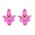 occidental style colorful diamond earrings temperament palace wind diamond ear stud lady samll high Earring
