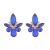occidental style colorful diamond earrings temperament palace wind diamond ear stud lady samll high Earring