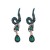 occidental style fully-jewelled snake exaggerating earrings trend retro high