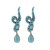 occidental style fully-jewelled snake exaggerating earrings trend retro high