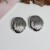 occidental style exaggerating tree style gilded Shells earrings woman samll high Oval silver ear stud Earring