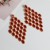 occidental style style exaggerating high Rhinestone diamond temperament long style rhombus earrings high ear stu