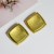 Autumn and WinterRose tree bronze square hollow Ear clip retro exaggerating earrings samll ear stud