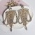occidental style style exaggerating Rhinestone tassel earrings silver flash diamond ear stud Earring womanearring