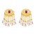 occidental style medium style creative pendant Pearl tassel pattern eyes style lady temperament earrings
