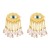 occidental style medium style creative pendant Pearl tassel pattern eyes style lady temperament earrings