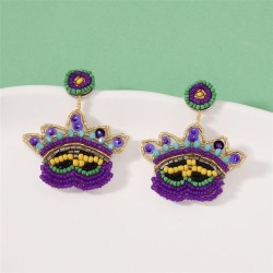  beads cartoon all-Purpose temperament trend fashion earrings woman