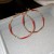 retro enamel brief geometry silver circle fashion occidental style samll temperament high earrin