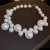 occidental style exaggerating big samll Irregular Pearl necklace personality retro sa