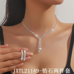  brief clavicle chain claw chain eyes zircon Rhinestone crystal earrings neck..