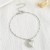 occidental style brief fashion all-Purpose three-dimensional love Pearl pendant bracelet Korean sty