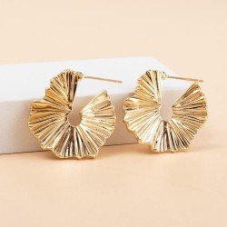  vertical pattern sector Metal earrings romantic brief earrings earring gift e..