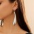 occidental style  exaggerating punk wind big drop pendant necklace  fashion trend geometry Metal c