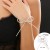 occidental style personality bow Collar woman  samll beads necklaceow Earring