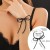 occidental style personality bow Collar woman  samll beads necklaceow Earring