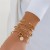 occidental style  Metal wind mash up chain all-Purpose bangle  geometry love fashion bracelet