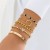 occidental style  Metal wind mash up chain all-Purpose bangle  geometry love fashion bracelet