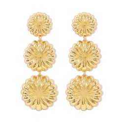 E occidental style exaggerating wind flowers earrings  samll fashion trend ear..